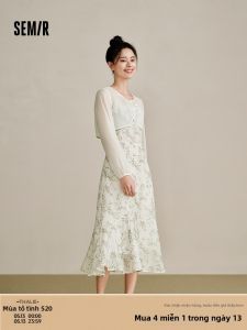 Semir | Set Váy Cổ Trang Cách Tân Bộ 2 Món 