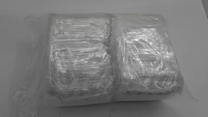 100PCS Disposable Headband White Elastic Rubber Band Lock Edge Design For Beauty Salon Hotel SPA