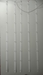 LG 43LJ500T BACKLIGHT 5 STRIPS #RF-EG430E32-0801S -13 A0