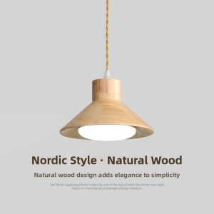 XISHANGJIAXI | Modern Minimalist Luxury Wooden Pendant Light