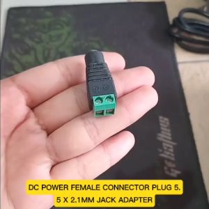 V193 ORI DC POWER FEMALE CONNECTORS PLUG 5.5 X 2.1MM JACK ADAPTER SUPPLY CONNECTOR LED STRIP LIGHT K