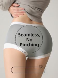 MiiOW | Womens Modal Cotton Underwear Anti-bacterial Flat-Crotch Briefs Comfortable Breathable Mid-Waist Four-Corner Pants