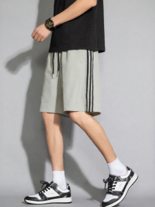 Warrior | Fashion Loose Striped Shorts For Men Breathable Sport 5-inch
