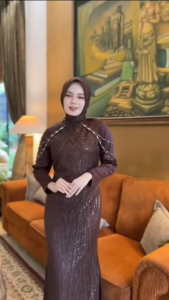 Luvita Dress Velvet apk Brokat Dress Dewasa Terbaru 2025 Dress Kondangan Payet Dress Lebaran Wanita