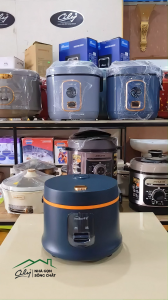 Nồi cơm điện FENGBAO CFXB30-B 12L thiết kế kiểu dáng hiện đại nắp liền 2 vùng giữ nhiệt lớp chống dính ceramic