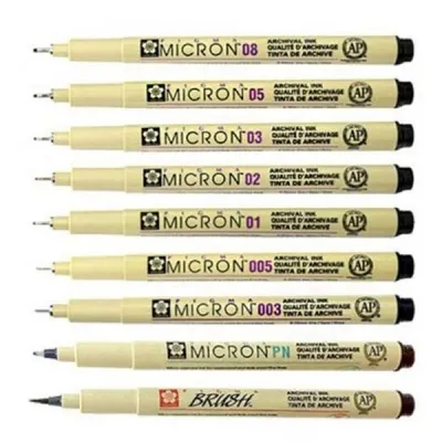 Jq Sakura Pigma Micron Pigment Liner Black Single Pen