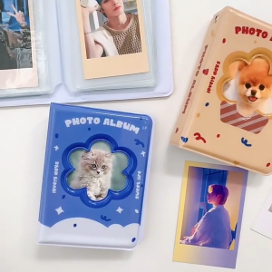 2Pcs ablums pet photo storage book 3-inch idol photo card album 20pages popular ablum