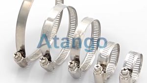 1/2 To 4 1/2 Stainless Hose Clamp Adjustable Card Buckle Water Pipe Fixed Pipe Clamp
