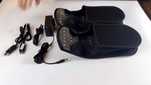 1PCS LED Red Light Slippers Infrared Foot Massager Relieves Plantar Fasciitis Joint Muscle Pain Foot Care Treatment Boots
