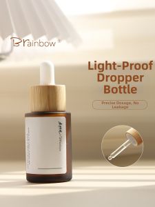 Brainbow | Travel Size Amber Glass Dropper Bottle 30ml