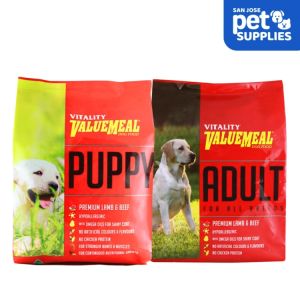 Vitality ValueMeal Adult and Puppy 1kg | Repacked or Original Pack | Authorized Merchant of Vitality