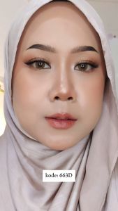 Bulu Mata Palsu 3D dan Lem 1 Set Pendek dan Tebal Look Extensions | 663D