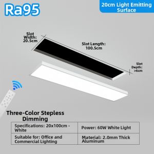 LANGJIAO | Custom Recessed LED Corridor Light Seamless Joint Dimmable Panel