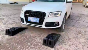 Car Ramps Heavy Duty Anti Slip Vehicle Ramp Truck Maintenance Tool Garage Use Plastic Car Stopper