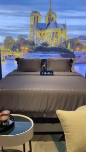 Bộ Chăn Ga Gối AMARA LUNA Cotton Sateen Cao Cấp - Mềm Mại Thoáng Mát Dày Dặn Sang Trọng Khách Sạn