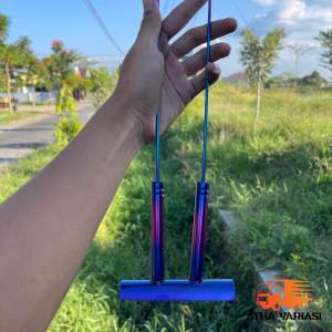 ANTENA VARIASI CABANG 2 dan 3 PANJANG 1 METER UNTUK SPION TRUCK DAN PICK UPFULL STAINLES