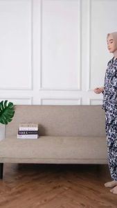 Baju Wanita Stelan Piyama Della CP Bahan Matt Rayon