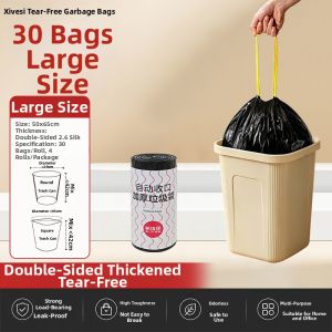 SIVASS | Tear-Resistant Thick Garbage Bags Drawstring