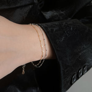 Minimalist Fine Bracelet for Women Student Party Stackable Simple Design Fashion Jewelry Accessories Silver Gold Alloy Plated