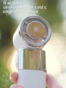 Kipas 10000mAh🧊0°C cold wind🧊HA HA Portable Handheld Fan Cool  Handheld Fan Mini Handheld Fan Xiaomi Handheld FanTurbo Handheld Fan Mini With LED Display Mini Kipas Kecil Cooling
