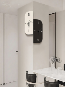 HAOJIUBUJIAN | Minimalist Double-sided Corner Quiet Wall Clock