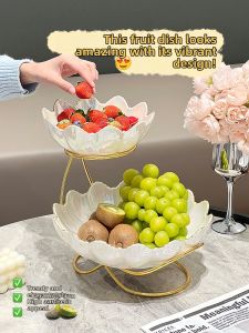 XIAOHUANGLU | Luxurious Elegant Living Room Fruit & Snack Tray