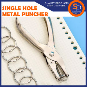 Metal Hole Puncher Single Puncher Heavy Duty for Name Tag Plate Plate / ID Hole Puncher