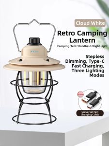 Outdoor Charging Atmosphere Lighting Handheld Camping Lantern