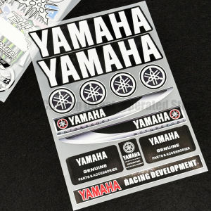 Yamaha | Reflective Mixed Racing Graphic Stickers Cartoon Skeleton Cat Vinyl Decals Sheet Fit YAMAHA Bike Scooter Motorcycle Mod Decor