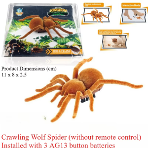 RC Plush Animal Toy - Remote Control Simulation Animal with Crawling Action Funny Kids Toy