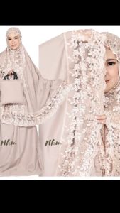Mukena Telekung Dewasa Shireen Mukena Katun Adem Renda Traveling