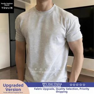 YOULIN | Fitness Boxy Cut T-Shirt Show Muscles