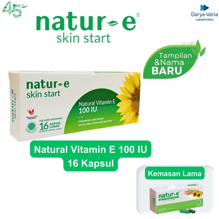 Natur E Hijau 100 IU Soft Capsule 16's Lazada Indonesia