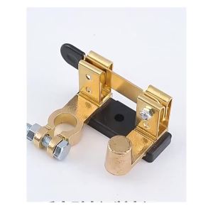 Công tắc ngắt kết nối bình ắc quy 12V 24V cho xe hơi xe máy kiểu cầu dao chất liệu hợp kim thép mạ đồng chất - LAZYL