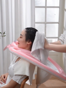 อ่างสระผมในบ้าน แบบพกพา พับได้ เหมาะสำหรับสระผมผู้สูงอายุ ผู้ป่วย หรือร้านทำผม