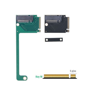 for Asus Rog Ally Hand Game Player Extend Card 2230 to 2280 NVMe M.2 MKey 5PIN Adapter 90 Degree PCIe 4.0 M.2 Converter Board