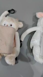 ตุ๊กตา 2 in 1 ใส่ทิชชู / เป็นถังขยะหรือที่เก็บของในรถ (TOY717)