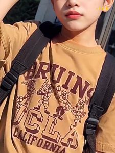 SweetKids พร้อมส่งจากกทม🌸เสื้อยืดแขนสั้นเด็ก🍓แขนสั้นพิมพ์ลาย เสื้อคอกลม แฟชั่นฤดูร้อน สไตล์เกาหลี สำหรับเด็กชายและเด็กหญิง