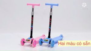 Xe scooter gấp gọn bánh xe phát sáng XSCT