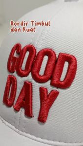 TOPI BASEBALL ANAK LAKI LAKI PEREMPUAN BORDIR GOOD DAY