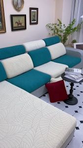 Universal Waterproof Sofa Seater Covers Jacquard Thick Elastic Stretch Oversize Combination Sofa Cushion Case 1/2/3/4 Seater Set