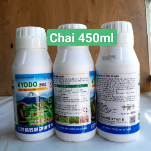 Kyodo 250SC - con rắn- Chai 450ml DẠNG SỮA MÁT CÂY Hoạt chất: Diafenthiuron 250g/lít _ Diệt trừ nhện sâu xanh bọ hà(sùng) bọ cánh tơ