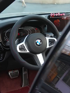 Genuine Leather Car Steering Wheel Cover 38CM Universal Genuine Leather Car Steering Wheel Cover Car Interior Accessories