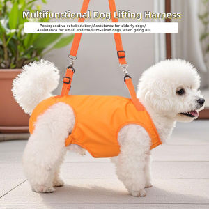 Xuderong Dog Support Harness Dog Assisted Belt for Front and Rear Legs Pet Recovery Vest Adjustable Walking Dog Chest Strap for Joint Injuries Disabled Dogs S-XL