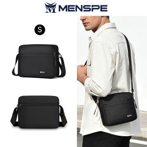 MENSPE Mens Bag Fashion Single-shoulder Bag Horizontal Multi-pocket Messenger Bag Casual Simple Large Capacity Bag Portable Crossbody Bag Shoulder Business Bag