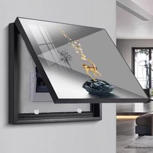 Modern Minimalist Electric Meter Box Decorative Painting No Punching Required Switch Cover Artwork for Living Room And Dining Room