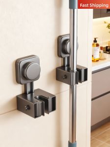 evesigar | Non-drilling Bathroom Mop Holder Suction Cup