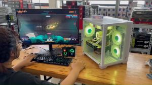 คอมชุด+จอ27"165HZ 16คอ32เทรด บอท ตัดต่อ เล่นเกมส์ INTEL xeon E5 2698 V3 16C 32T RAM  16G-128GB VGA 4G-8G M.2NVME512GB PRELOVED