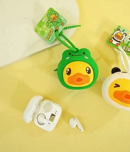 Lucu Bebek Gantungan / Duck Dompet Earphone / Dompet Koin Gantungan Kunci / Keychains Money Pouch