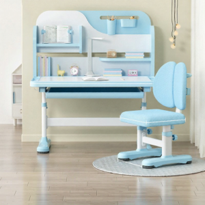Adjustable Height Wooden Study Desk